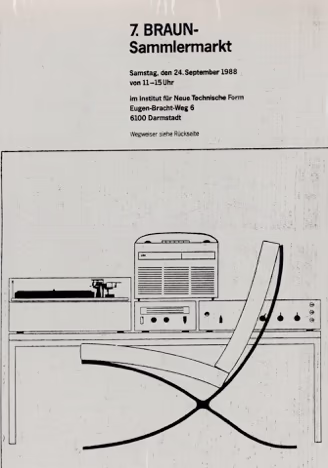 7. Braun Sammlermarkt 1988, Foto 1