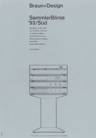 Braun+Design Sammlerbörse 1993, Foto 1